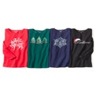 Plus Size Graphic Long Sleeve Tee image number 1