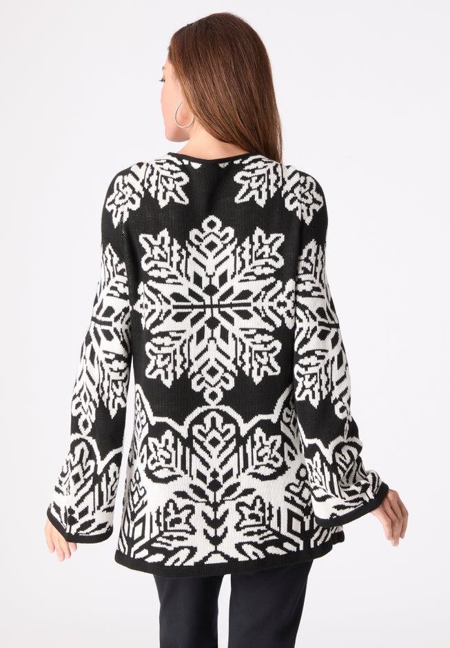 Fair Isle Boatneck Sweater image number 2