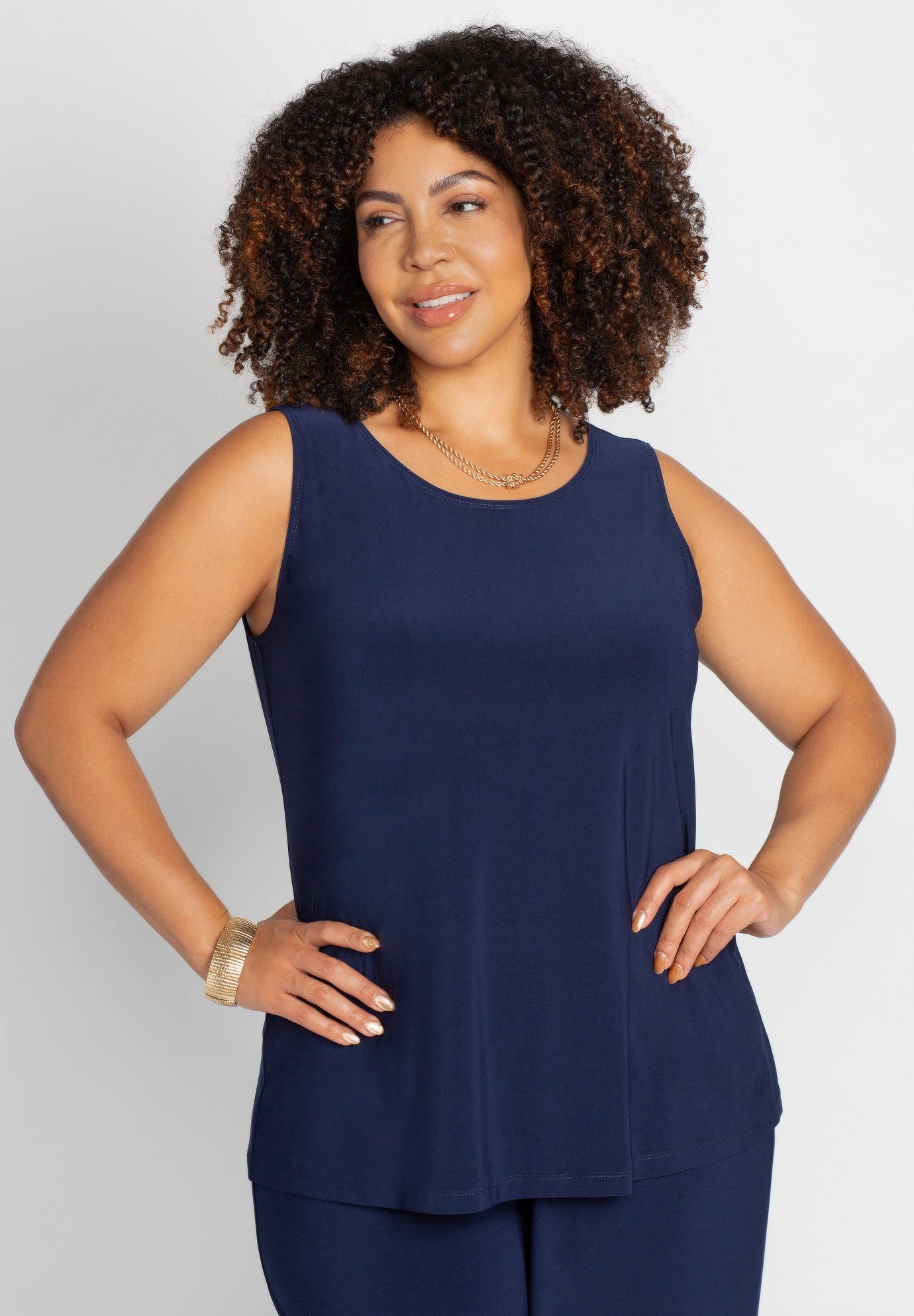 Cascade Embroidered 3-Piece Pant Set image number 4