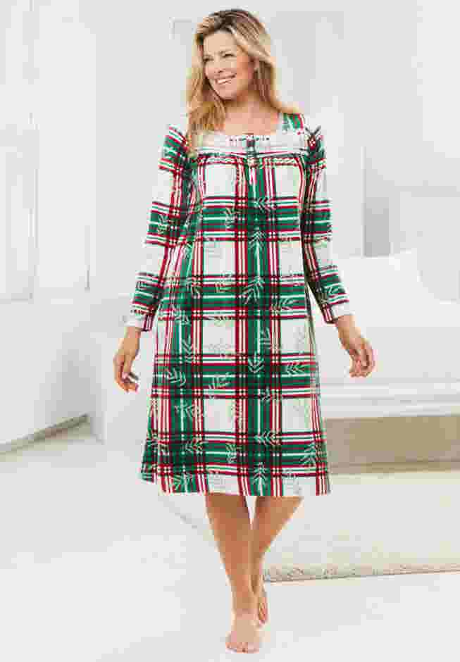Only Necessities® Long-Sleeve Gown image number 3
