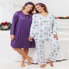 Dreams & Co.® V-Neck Pajama & Headband Set image number null