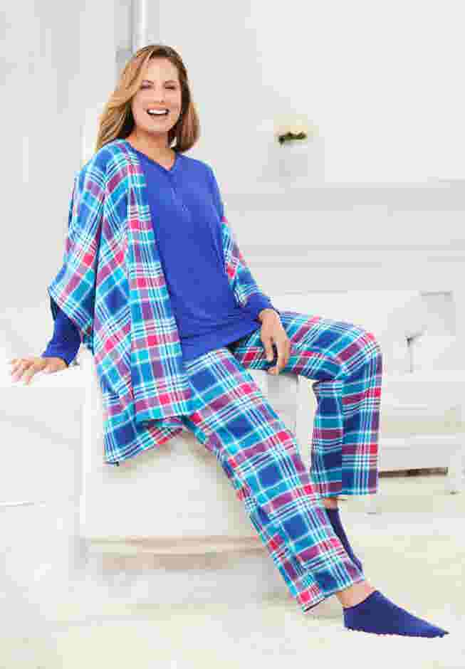 Dreams & Co.® 4-Piece Pajama Set image number 6