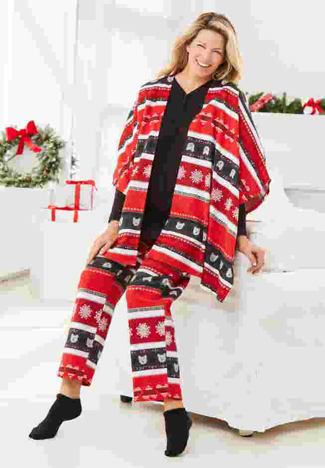 Dreams & Co.® 4-Piece Pajama Set image number 7