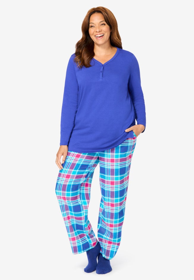 Dreams & Co.&reg; 4-Piece Pajama Set image number 3