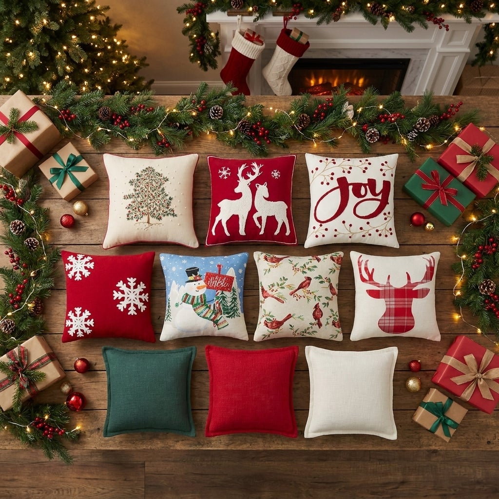 Set of 2 Decorative Pillows, 20" x 20" image number 2