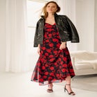 Strappy Drape Neck Maxi Dress image number null