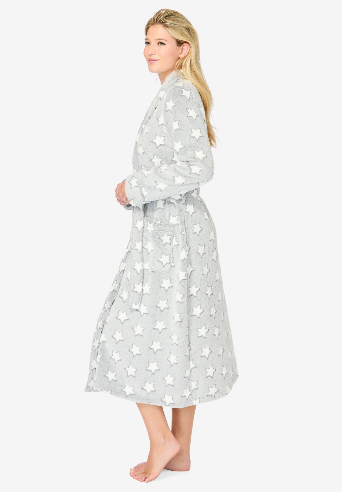 Avenue Body Fluffy Robe Wrap image number 2