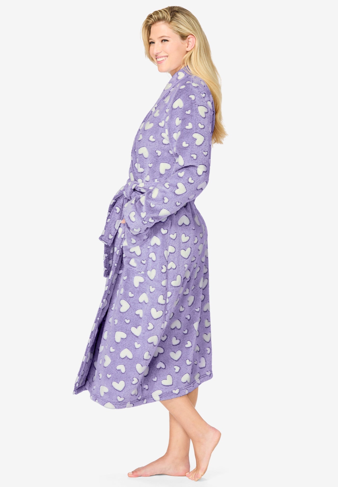Avenue Body Fluffy Robe Wrap image number 2
