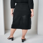 Mixed Media Midi Skirt image number null