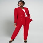 2-Piece Double-Breasted Pantsuit image number null