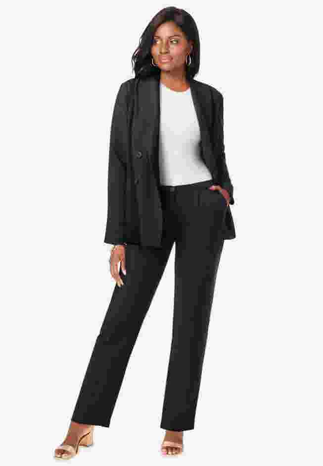 2-Piece Double-Breasted Pantsuit image number 0