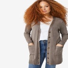 Long Button Front Cardigan image number 0