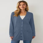 Long Button Front Cardigan image number null