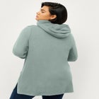 French Terry Zip-Front Hoodie With Zip Pockets image number null