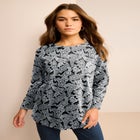 Plus Size Cotton Ultimate Long Sleeve Crewneck Tee image number null