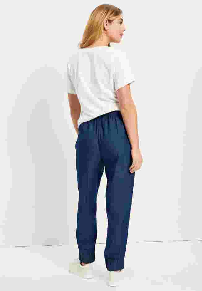 Drawstring Denim Jogger image number 1