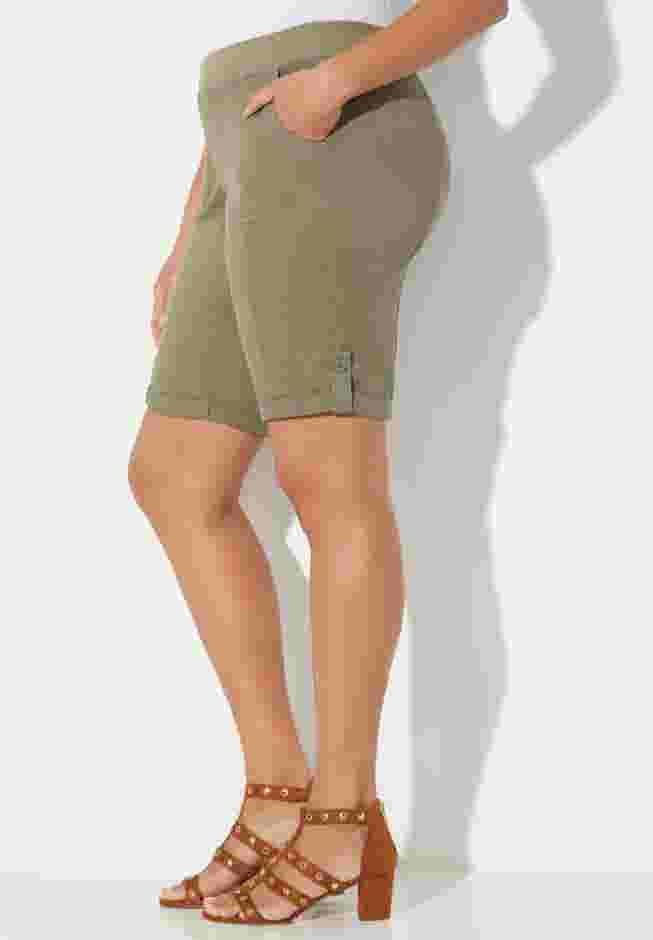 Stretch Knit Waist Cargo Short image number 4