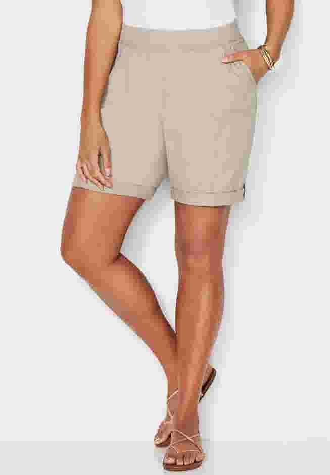 Stretch Knit Waist Cargo Short image number 0