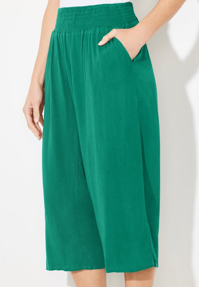 Gauze Pull-On Capri image number 2