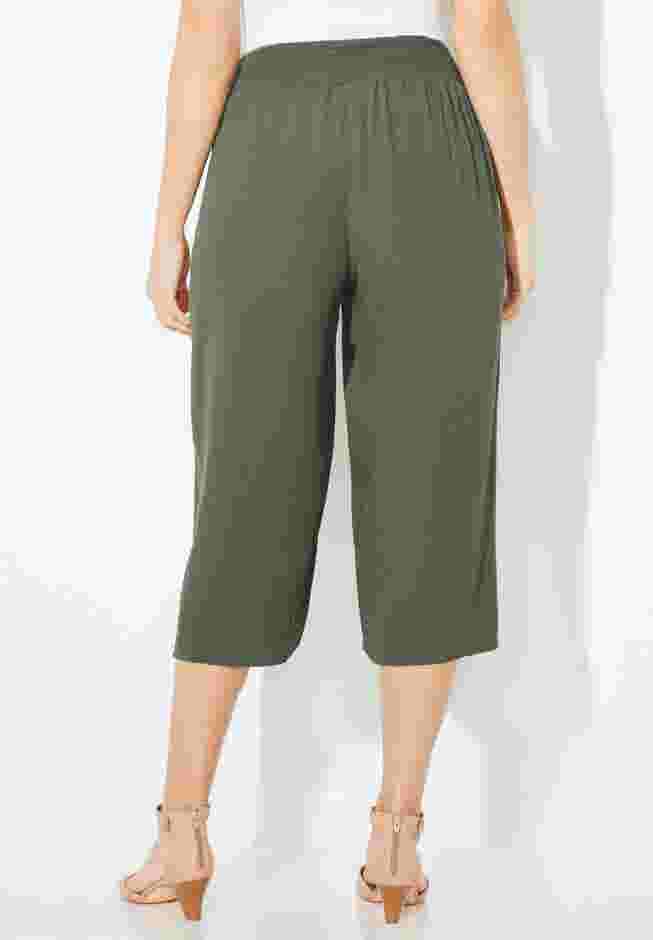 Gauze Pull-On Capri image number 1
