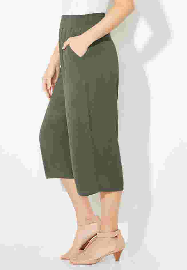 Gauze Pull-On Capri image number 2