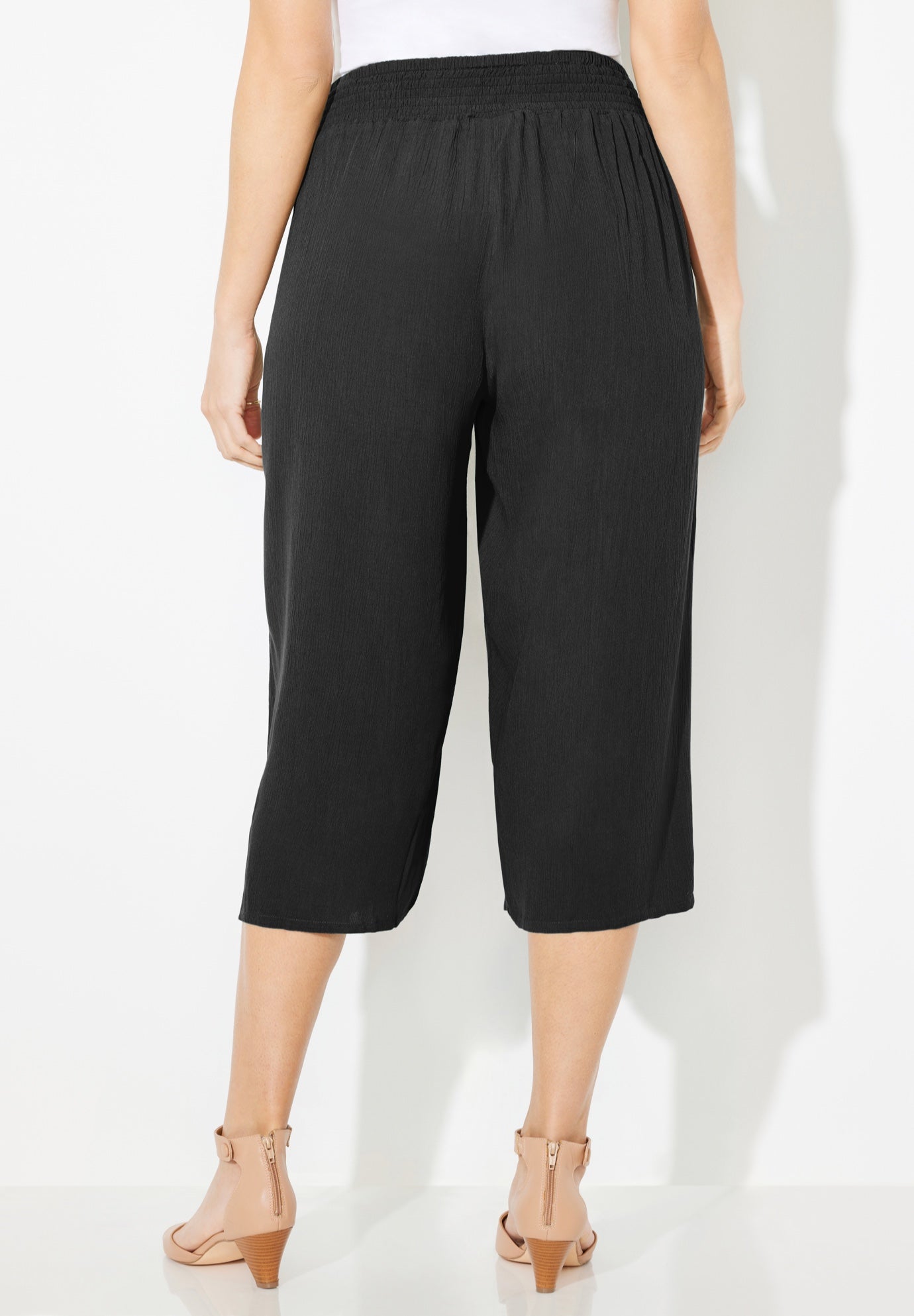 Gauze Pull-On Capri image number 1