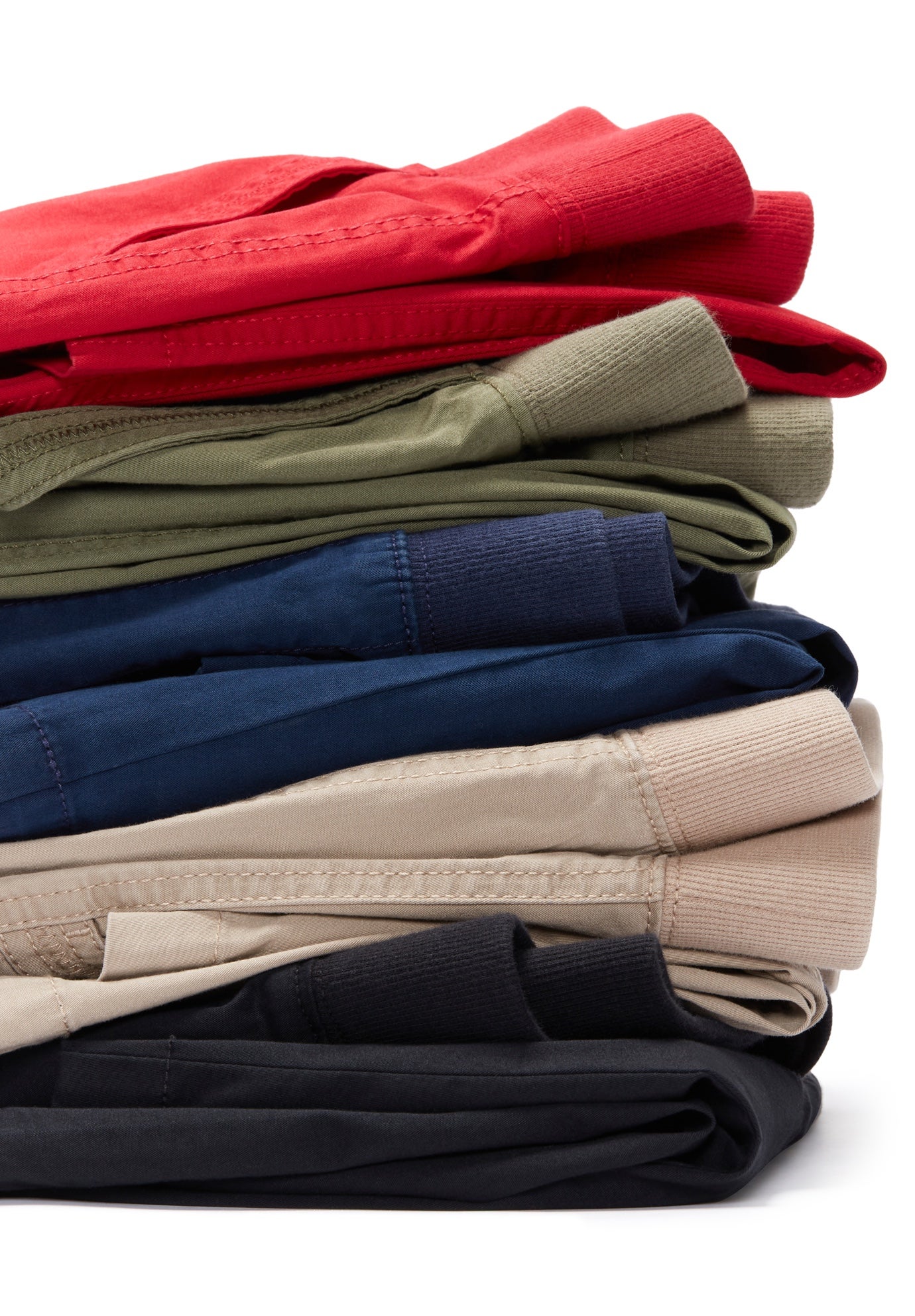Stretch Knit Waist Cargo Capri image number 3