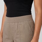 Stretch Knit Waist Cargo Capri image number 3