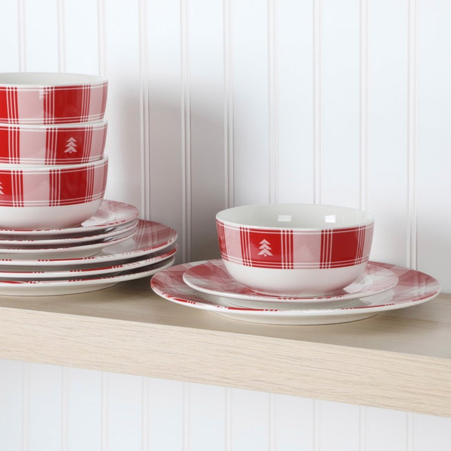 Martha Stewart 12-Piece Dinnerware Set image number 2