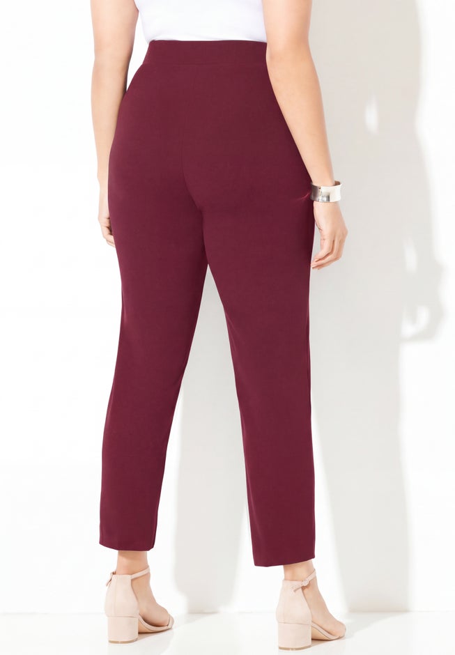 Crepe Knit Pull-On Pant image number 1