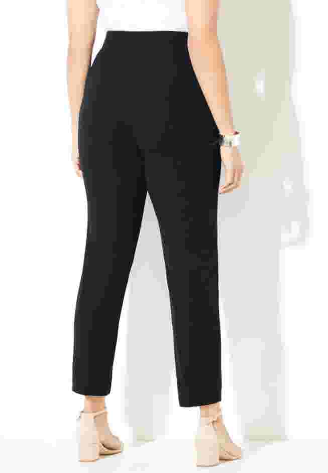 Crepe Knit Pull-On Pant image number 1
