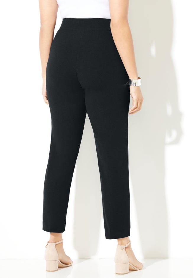 Crepe Knit Pull-On Pant image number 1