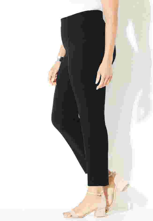 Crepe Knit Pull-On Pant image number 2