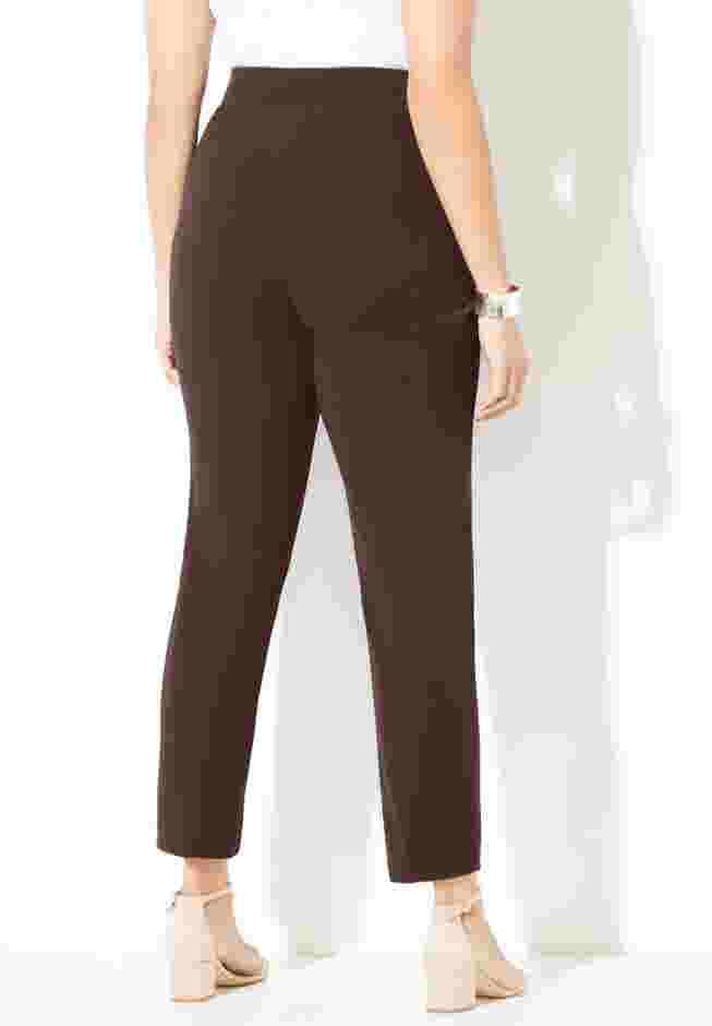 Crepe Knit Pull-On Pant image number 1