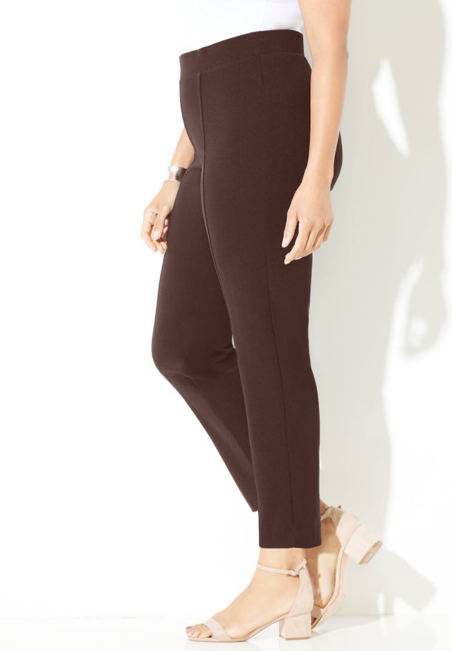 Crepe Knit Pull-On Pant image number 2