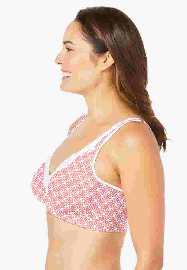 Cotton Comfort Wireless Bra image number 2
