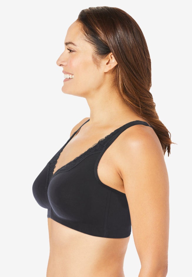 Cotton Comfort Wireless Bra image number 2