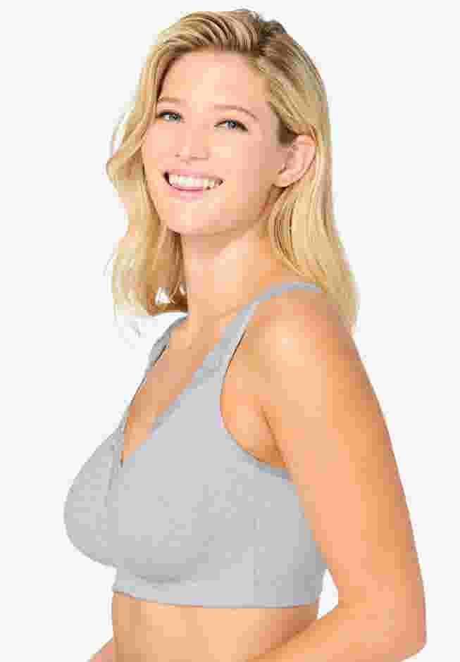 Cotton Comfort Wireless Bra image number 2