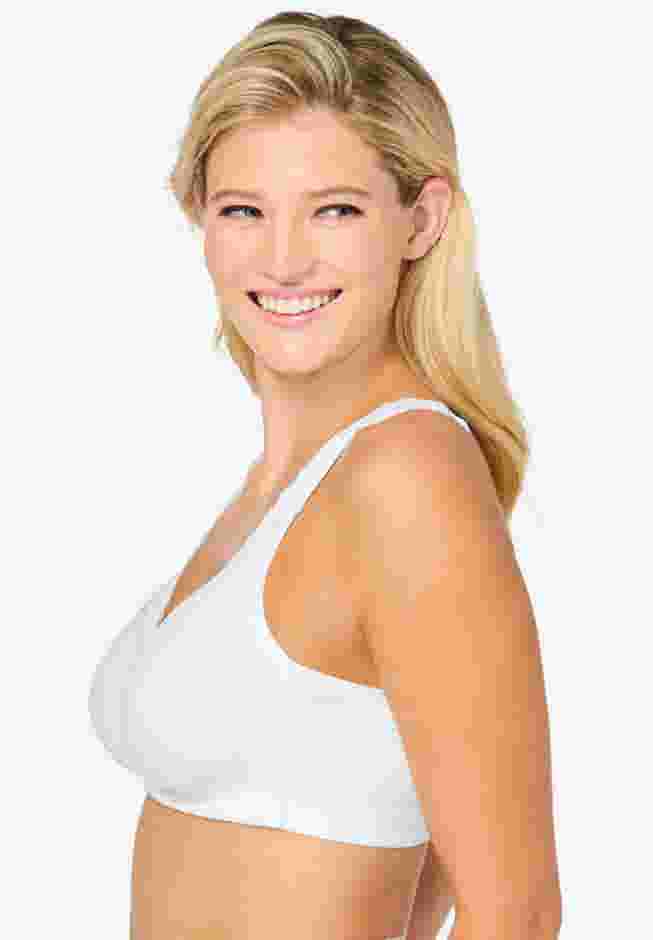 Cotton Comfort Wireless Bra image number 2