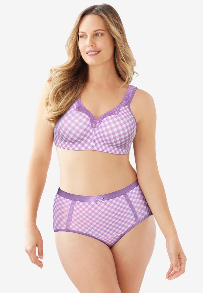 Cotton Comfort Wireless Bra image number 4