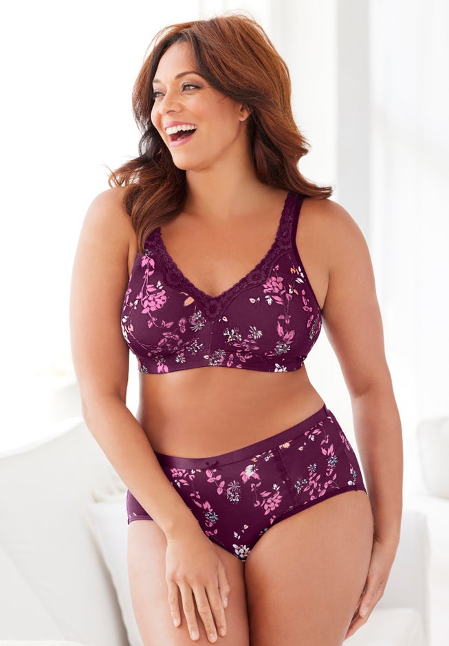 Cotton Comfort Wireless Bra image number 6