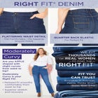 Right Fit&reg; Moderately Curvy Jean image number null