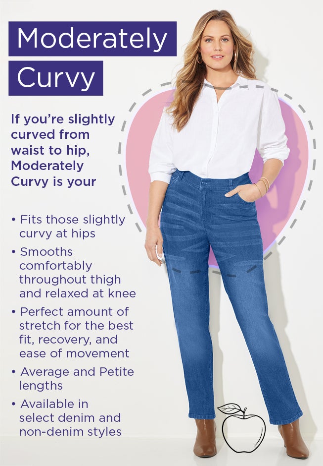 Right Fit® Moderately Curvy Jean image number 8