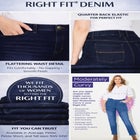 Right Fit&reg; Moderately Curvy Jean image number null