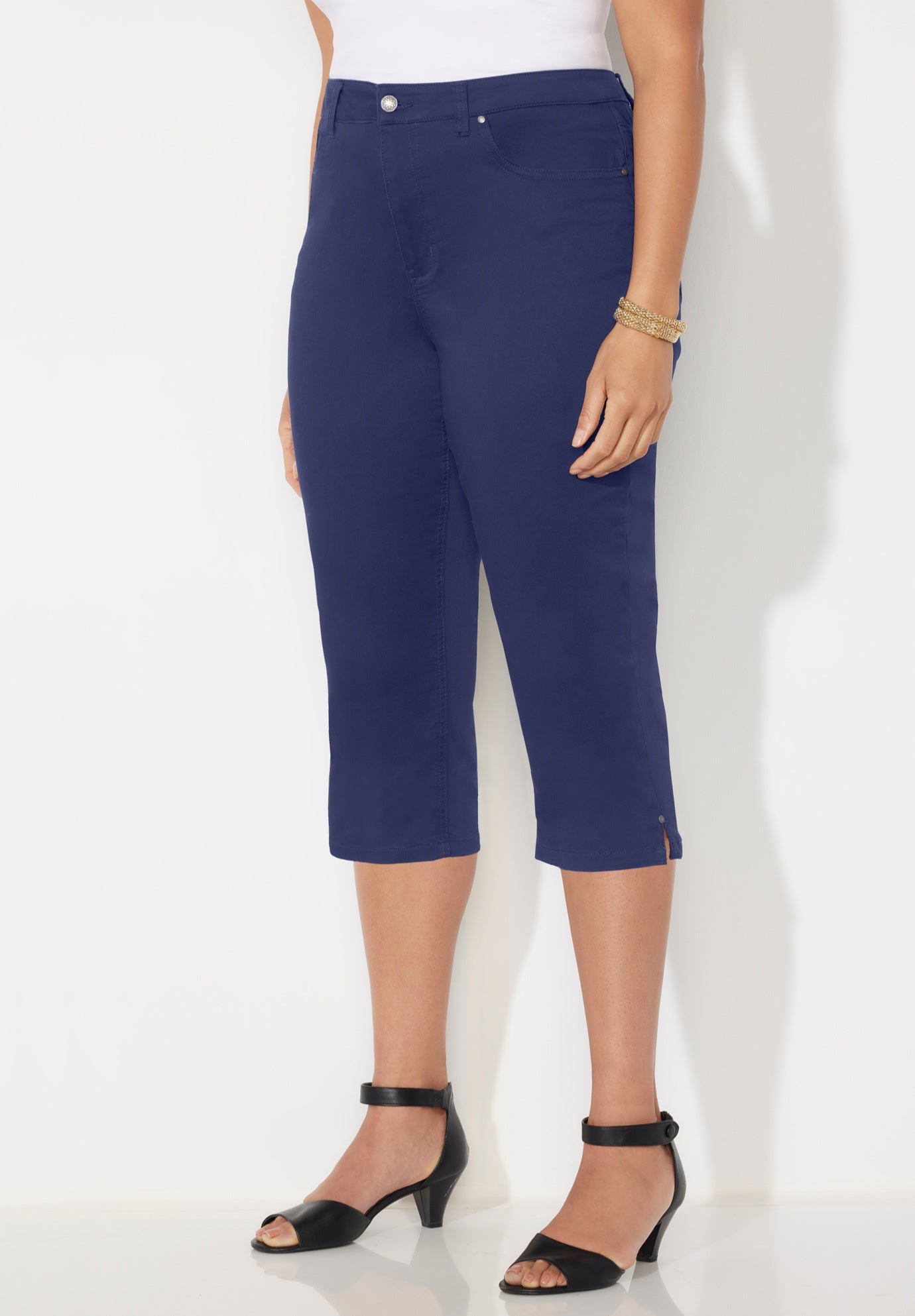★GLOWNY★SABRINA CAPRI PANTS (CHECK)★正規品/韓国直送料込 SABRINA CAPRI PANTS (BLACK) - GLOWNY