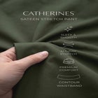 Sateen Stretch Pant image number null