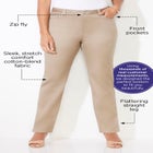 Sateen Stretch Pant image number null