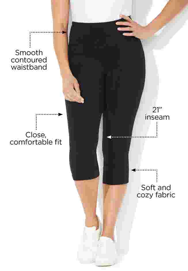 Knit Legging Capri image number 1