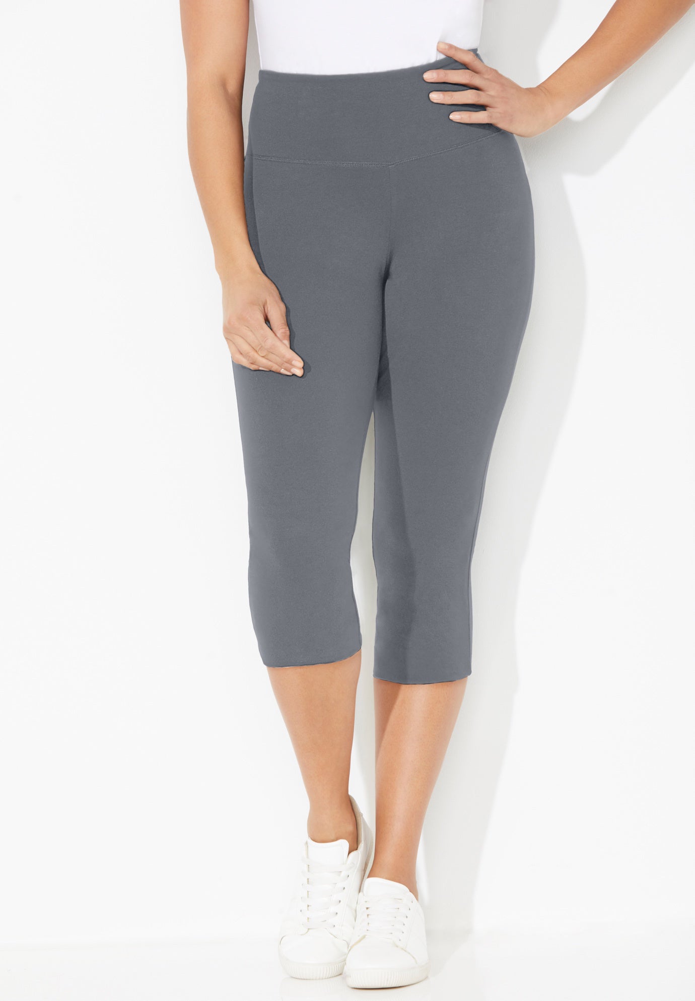 Knit Legging Capri image number 0