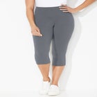 Knit Legging Capri image number null